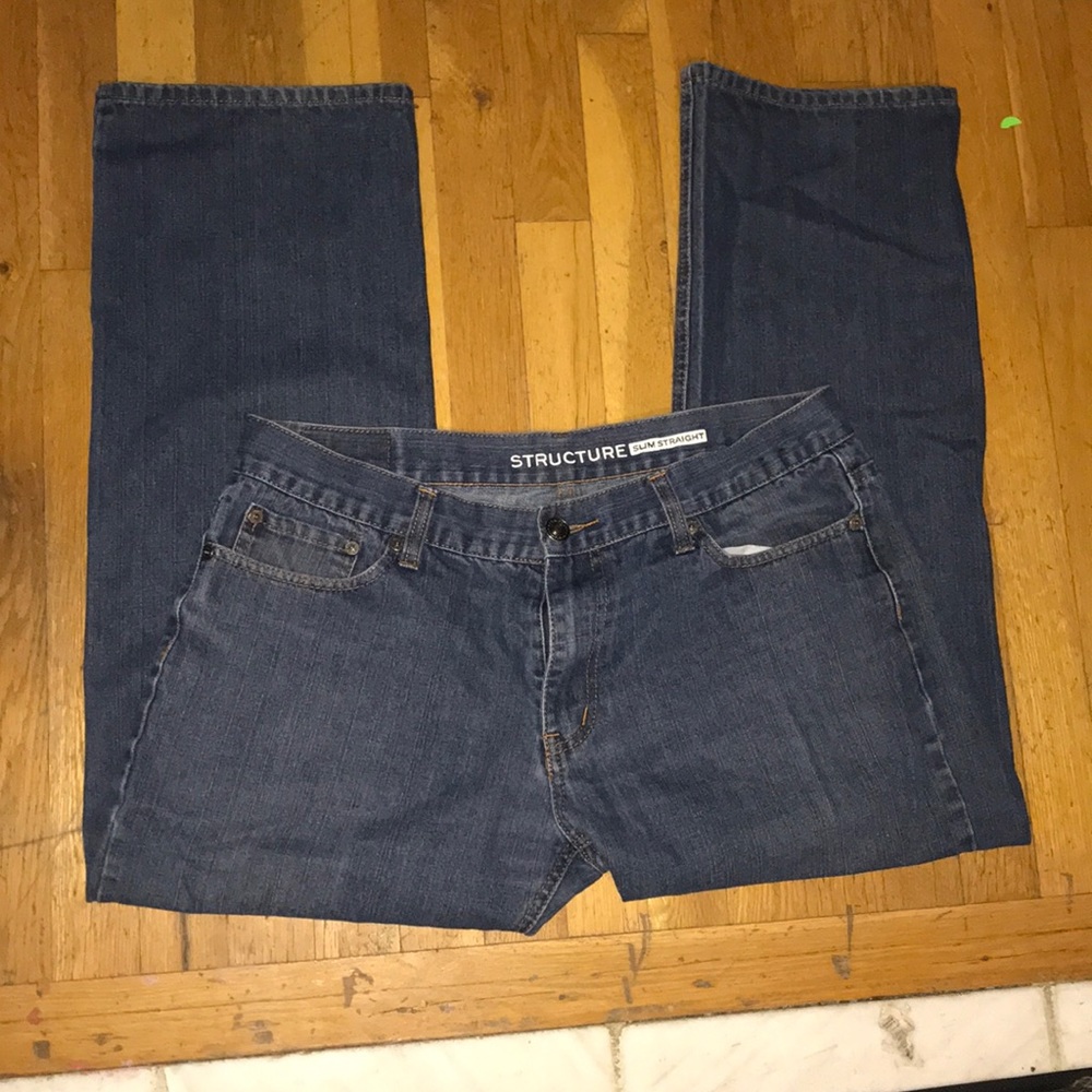 Men’s Structure Slim Straight Jeans